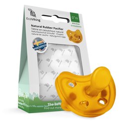 Eco Viking Anatomiczny Smoczek Uspokajający Hevea HEARTS wiek 0+