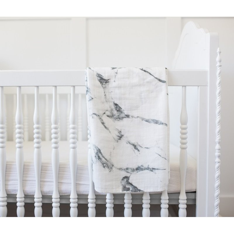 Lulujo Modern Kocyk Bambusowy Marble