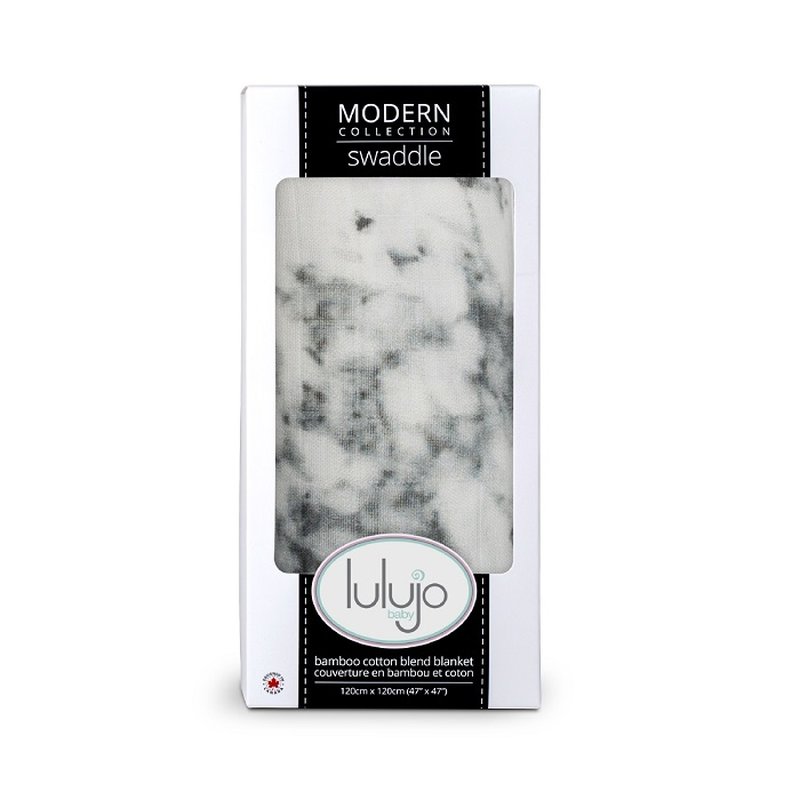 Lulujo Modern Kocyk Bambusowy Marble