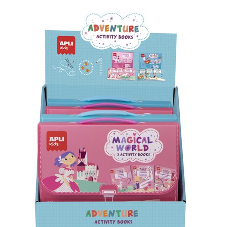 Teczka małego artysty z 3 książeczkami Apli Kids - Piraci Teczka małego artysty z 3 książeczkami Apli Kids - Piraci