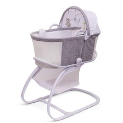 Purflo - Oddychający Kosz Mojżesza ze stelażem - Marl Grey