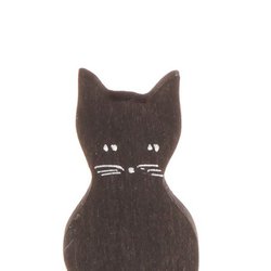 Drewniana figurka, Czarny Kotek, Grimm's