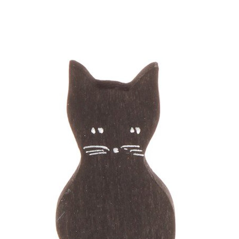 Drewniana figurka, Czarny Kotek, Grimm's