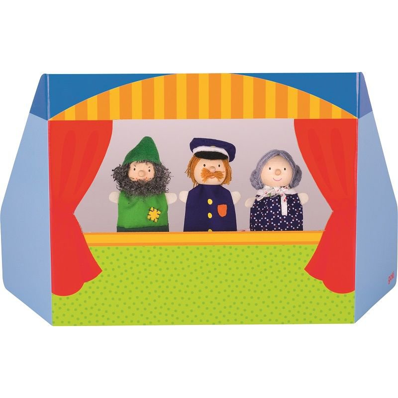 Goki® - Goki - Kukiełki ze sceną - 3 pacynki