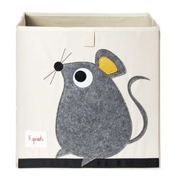 3 Sprouts Pudełko na Zabawki Myszka