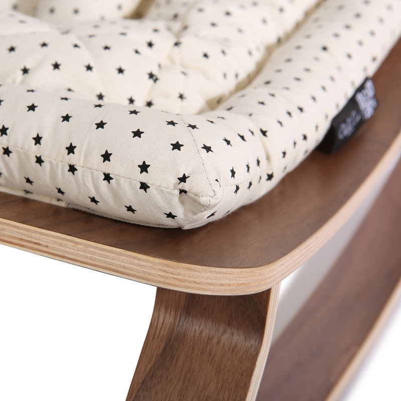 Charlie Crane Leżaczek Levo orzech włoski Bonton Semi Etoile CHARLIE CRANE