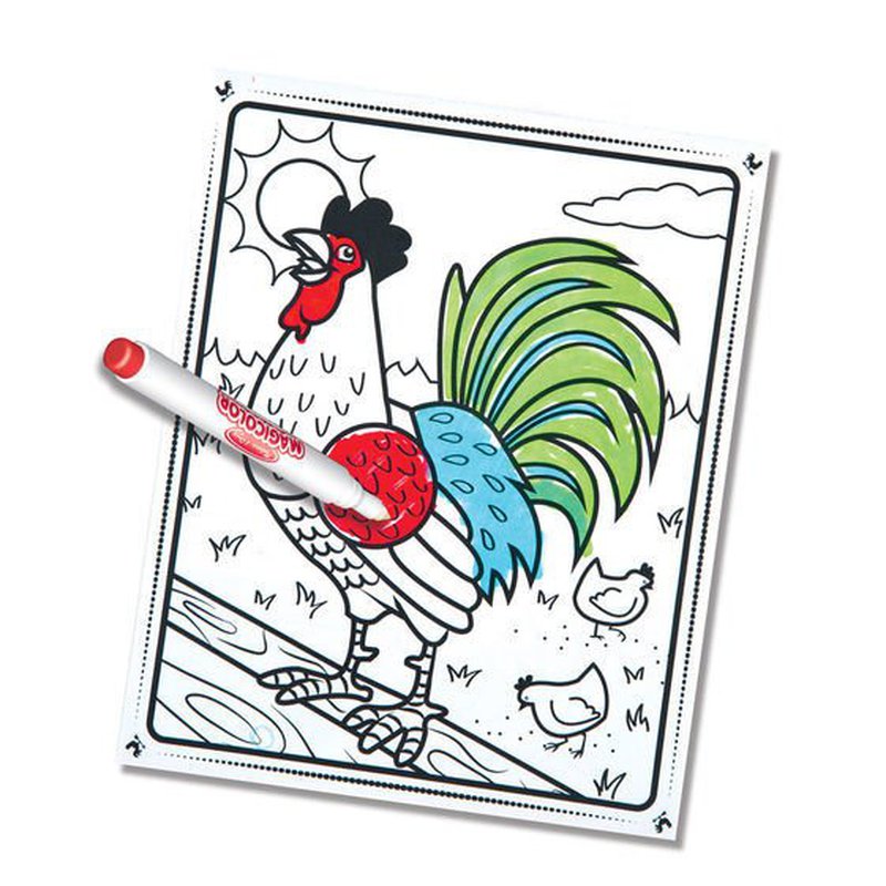 Melissa&Doug® - Melissa and Doug, Kolorowanka bez Brudzenia Zwierzęta na Farmie 3-7 lat