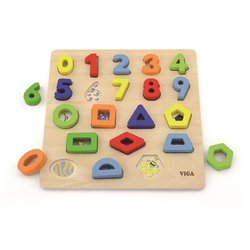 Viga - Układanka 3D kształty i cyfry