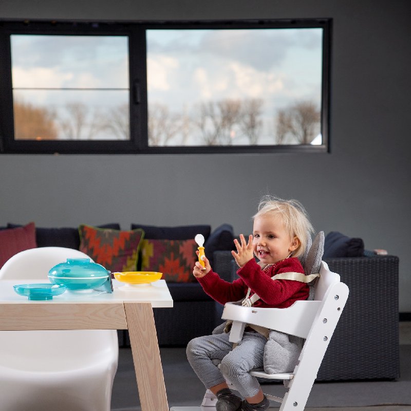 CHILDHOME - Krzesełko do karmienia Lambda 3 White