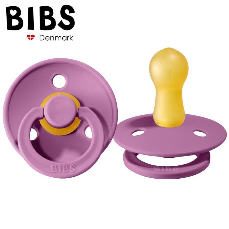 BIBS LAVENDER M Smoczek Uspokajający kauczuk Hevea