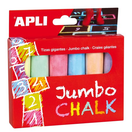 Kredy Jumbo Apli Kids - 6 kolorów