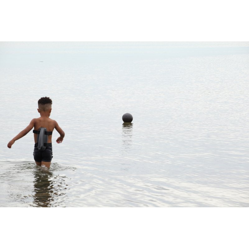 Funkit world - Piłka Scrunch - Ciemny szary