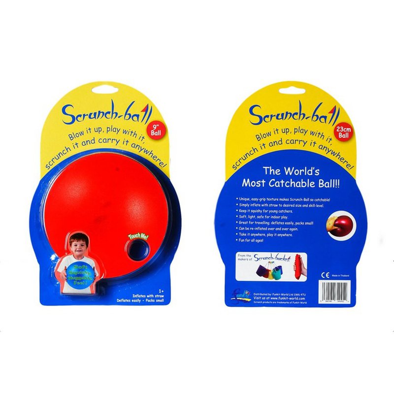 Funkit world - Piłka Scrunch - Ciemny szary