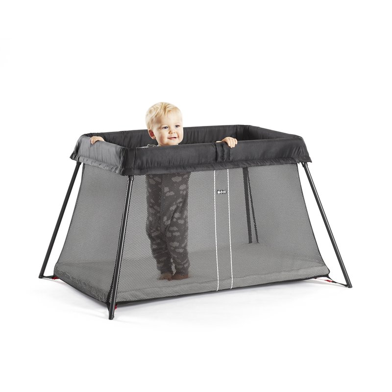 BABYBJORN - łóżeczko turystyczne LIGHT - czarny