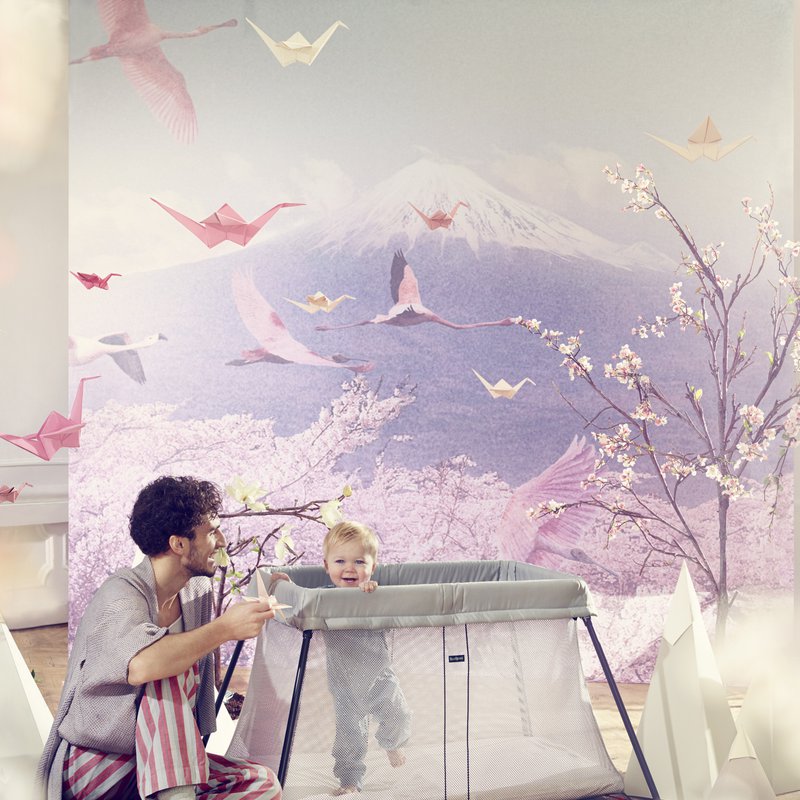 BABYBJORN - łóżeczko turystyczne LIGHT - czarny