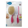 Nuvita, Zestaw pielęgnacyjny szczoteczka i grzebień PINK 1137 NUVITA