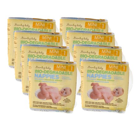 Beaming Baby, size 1, pieluszki Mini 2-6 kg, 20x8szt., KARTON BEAMING BABY Beaming Baby, size 1, pieluszki Mini 2-6 kg, 20x8szt., KARTON BEAMING BABY