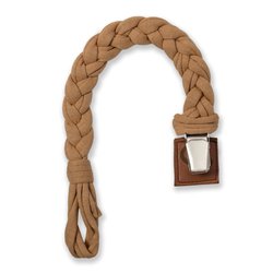 Hi Little One - warkoczykowa zawieszka do smoczka Pacifer holder Beige