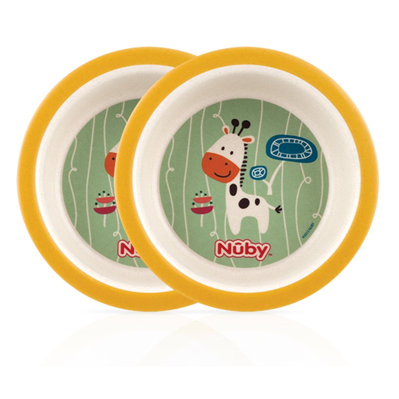 Nuby Zestaw bambusowych miseczek ID5501