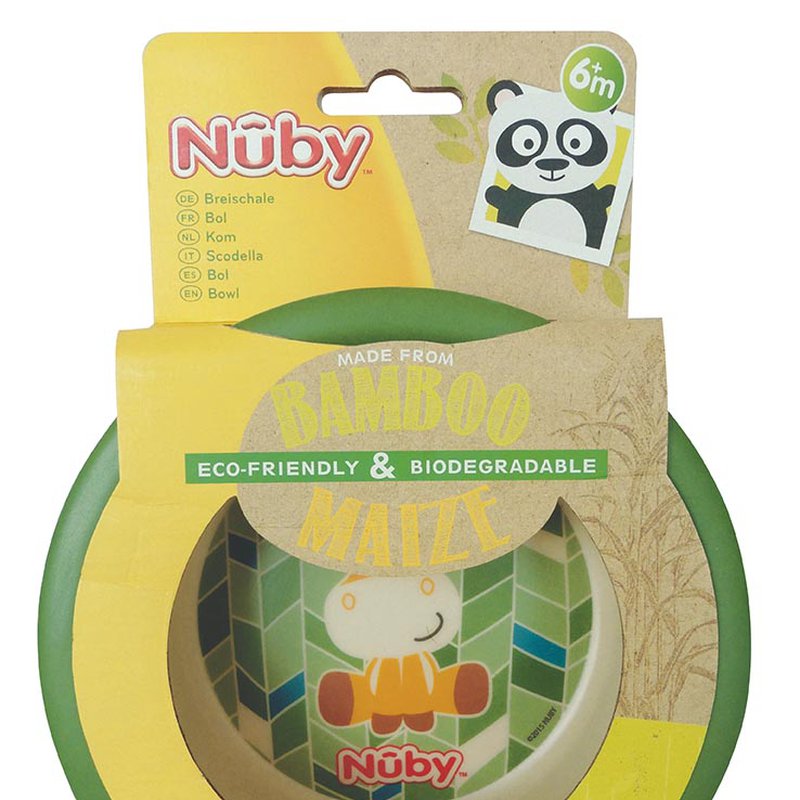 Nuby Zestaw bambusowych miseczek ID5501