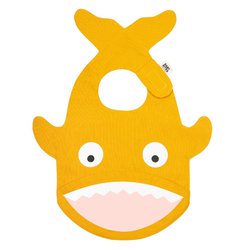 Baby Bites Śliniak nieprzemakalny zółty musztardowy BABY BITES