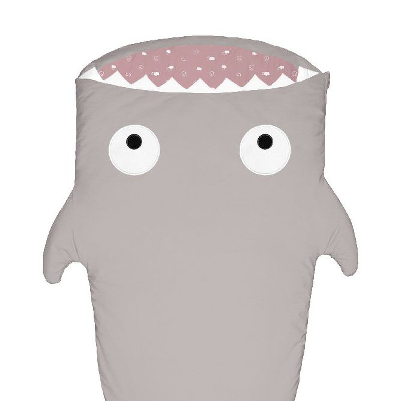 Baby Bites Śpiworek zimowy Shark (2-6 lat) Stone/Pink BABY BITES