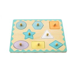 AdamToys - Układanka  z uchwytami kształty