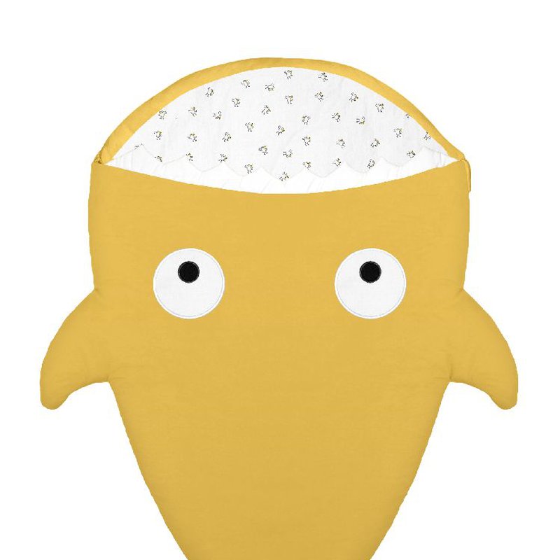 Baby Bites Śpiworek zimowy Shark (1-18 miesięcy) Mustard Yellow BABY BITES