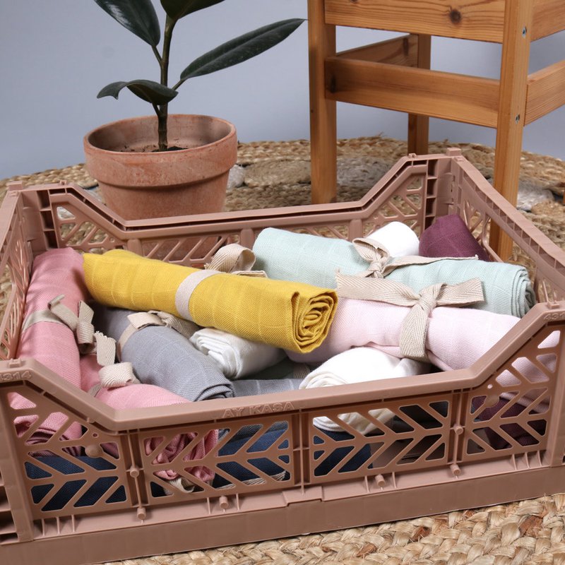 Filibabba Pieluszka muślinowa 65 x 65 cm Dark Green FILIBABBA