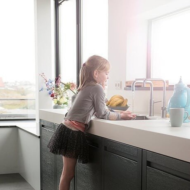 Deska do balansowania Original bielona z filcem, Raspberry, Wobbel