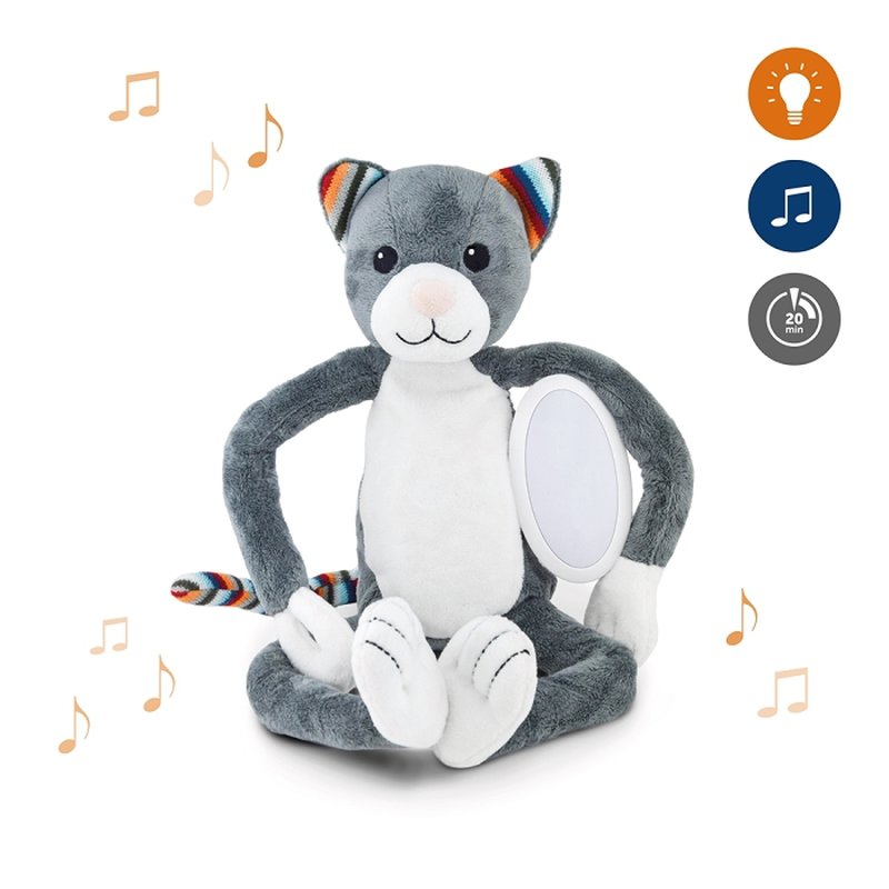 Zazu Kids - Zazu KATIE Lampka Nocna Pluszowy Kot