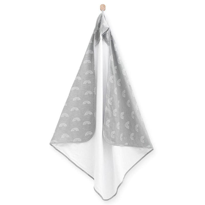 Jollein - Baby & Kids - Jollein - ręcznik kąpielowy 100 x 100 Rainbow Grey