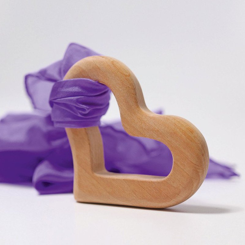 Gryzak, Serduszko, kolekcja naturalna 0+, Grimm's