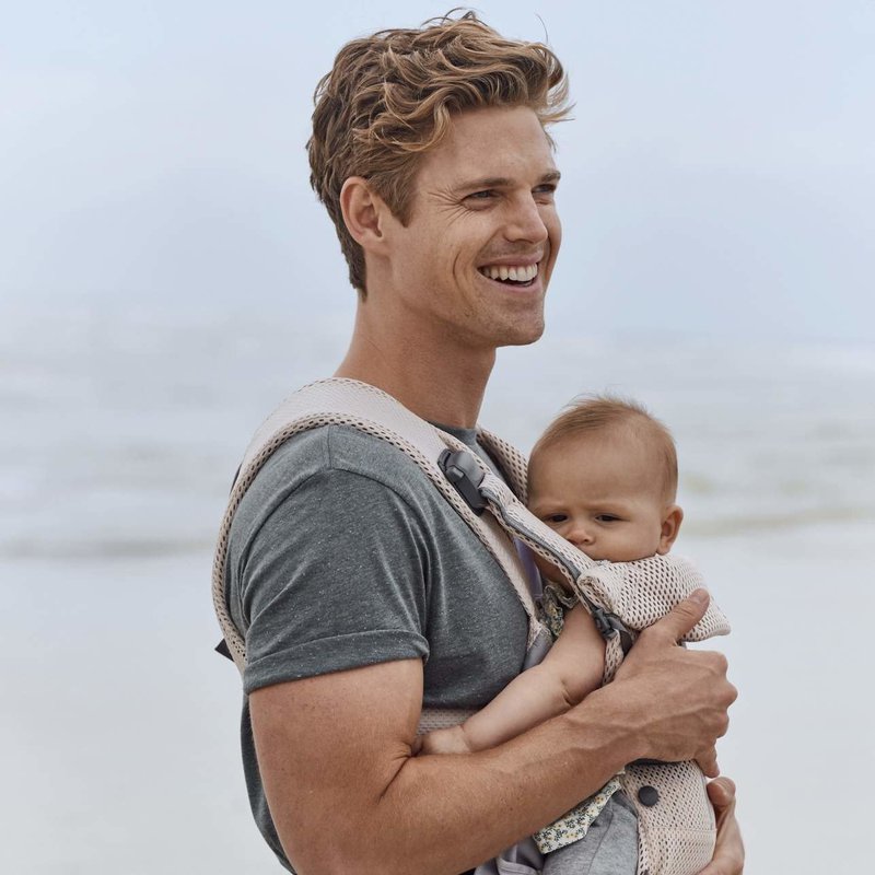 BABYBJORN ONE AIR 3D  - nosidełko, Perłowy Różowy