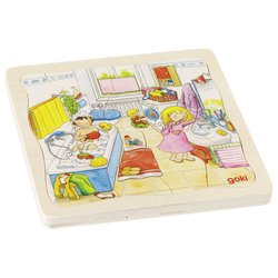 Goki® - Układanka warstwowa Mój dzień, Goki 57566