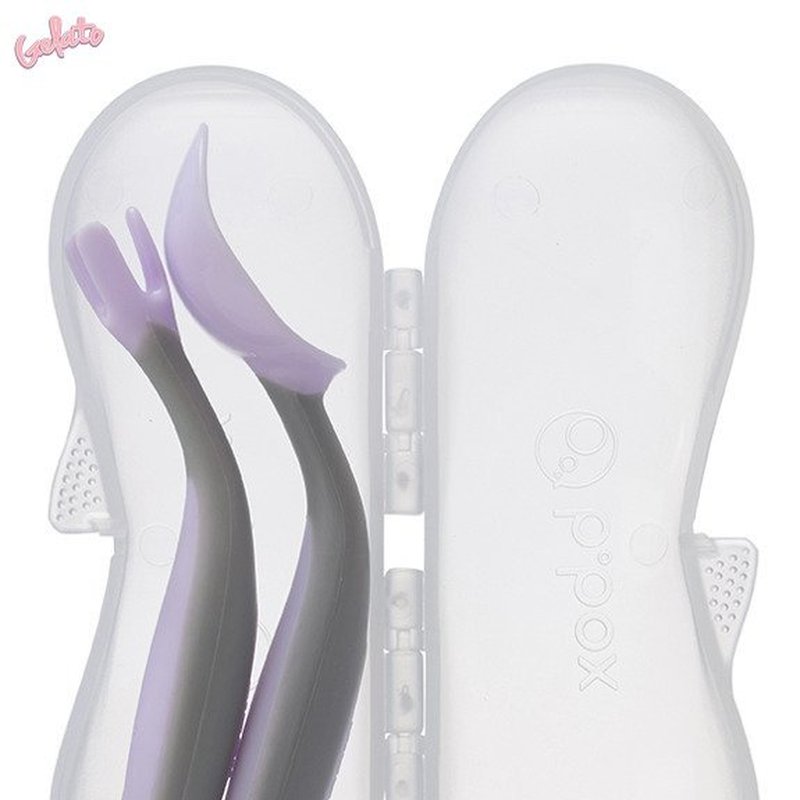 Pierwsze sztućce dla niemowląt, Gelato Boysenberry, b.box