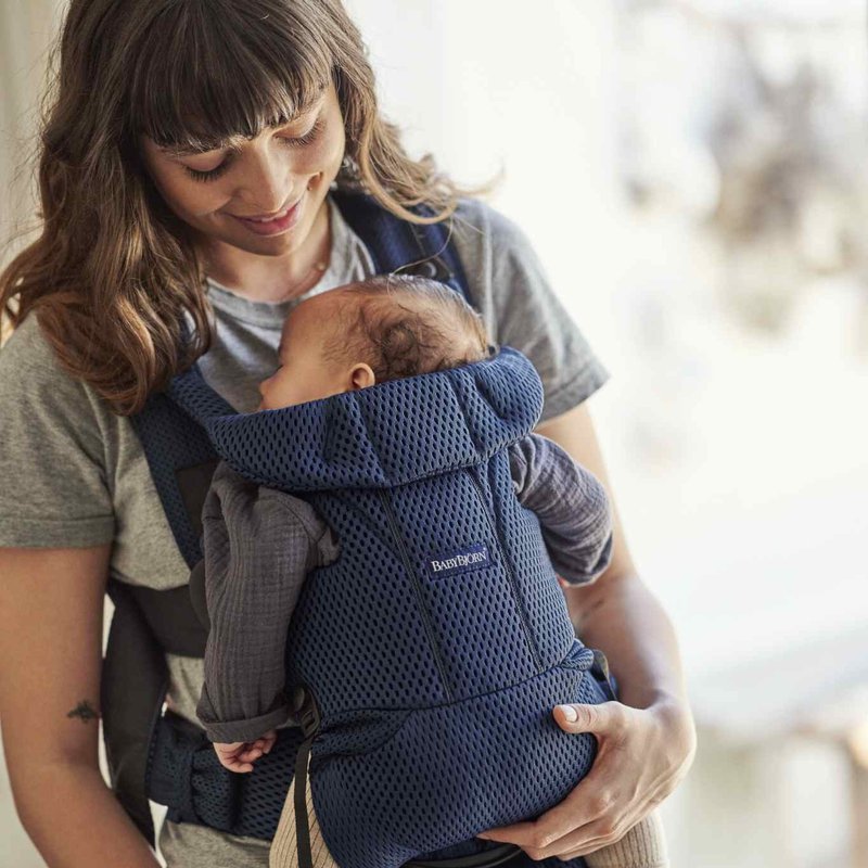 BABYBJORN MOVE 3D Mesh - nosidełko, Granatowy