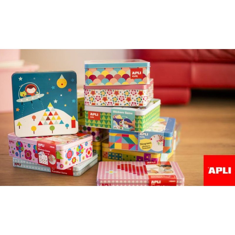 Zestaw kreatywny z naklejkami Apli Kids - Tygrys