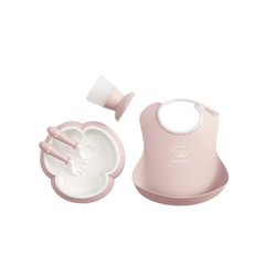 BABYBJORN - Zestaw obiadowy - Powder Pink