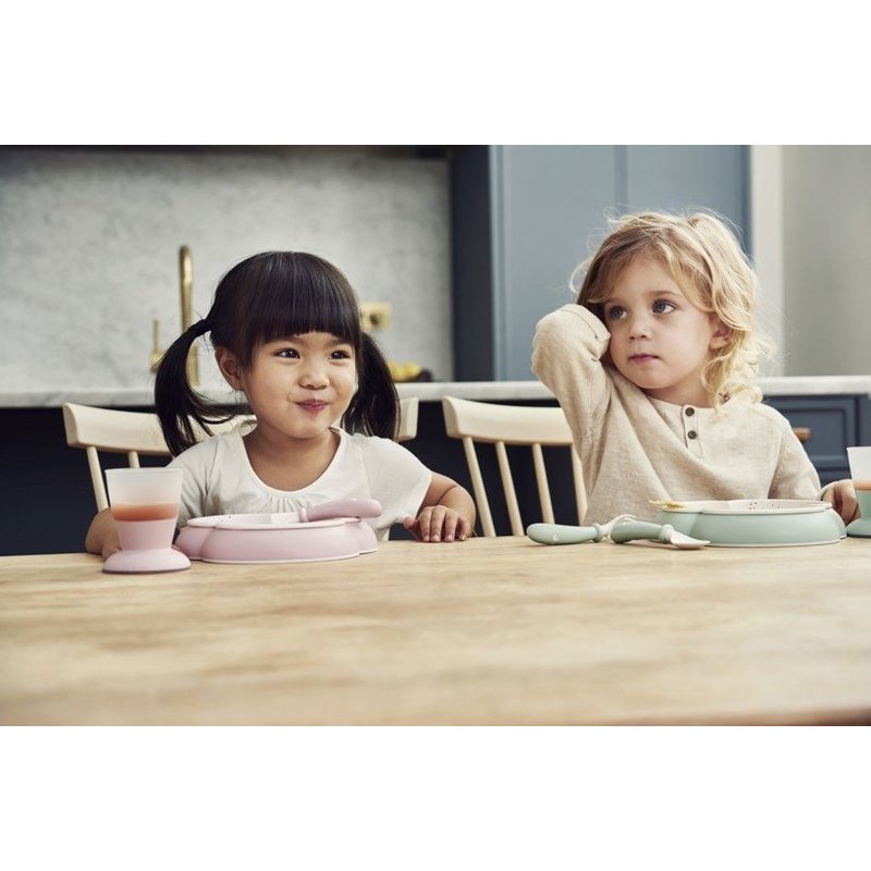 BABYBJORN - Zestaw obiadowy - Powder Pink