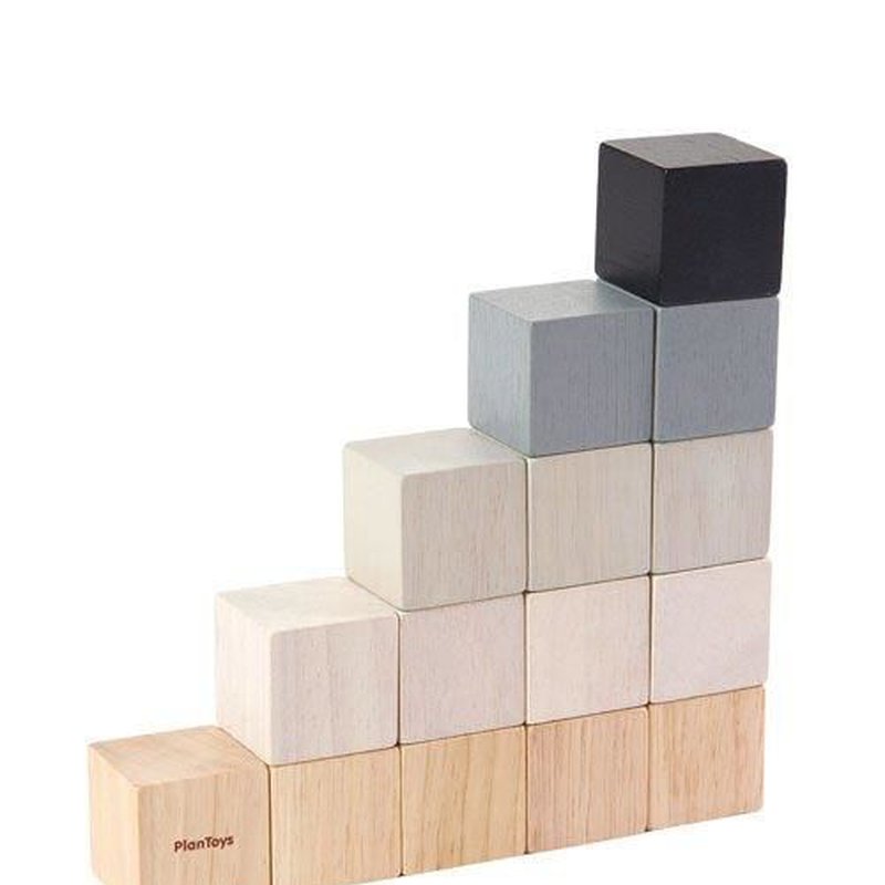 Drewniane klocki, 15el., Plan Toys