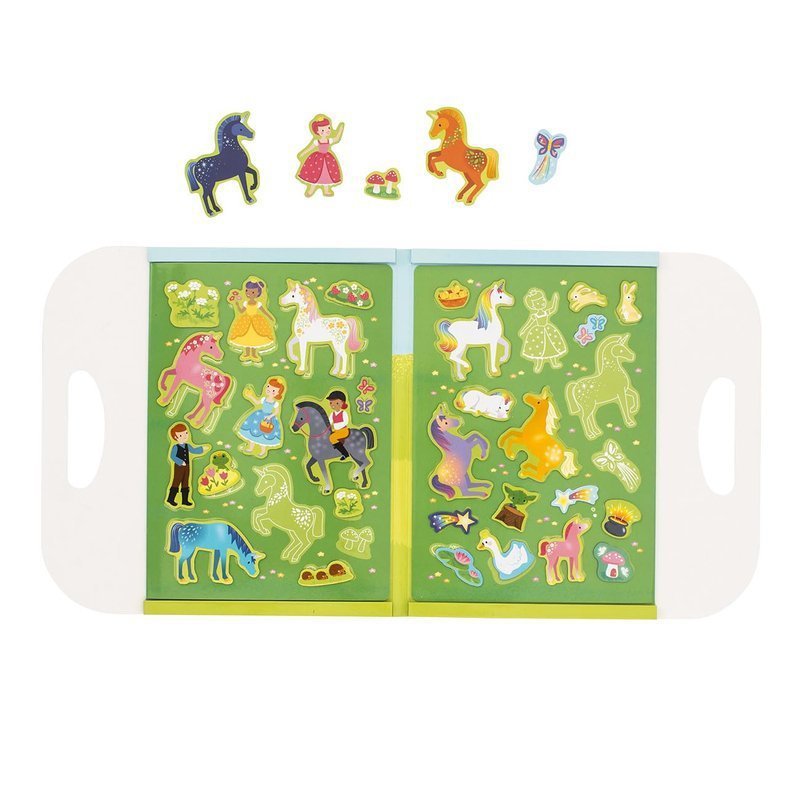 Tiger Tribe® - Magnetyczna teczka - układanka: Świat Jednorożców