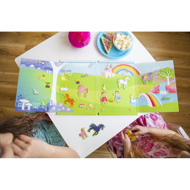 Tiger Tribe® - Magnetyczna teczka - układanka: Świat Jednorożców