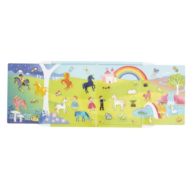 Tiger Tribe® - Magnetyczna teczka - układanka: Świat Jednorożców