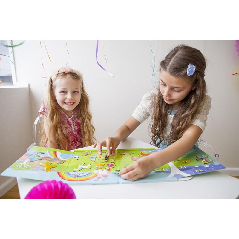 Tiger Tribe® - Magnetyczna teczka - układanka: Świat Jednorożców