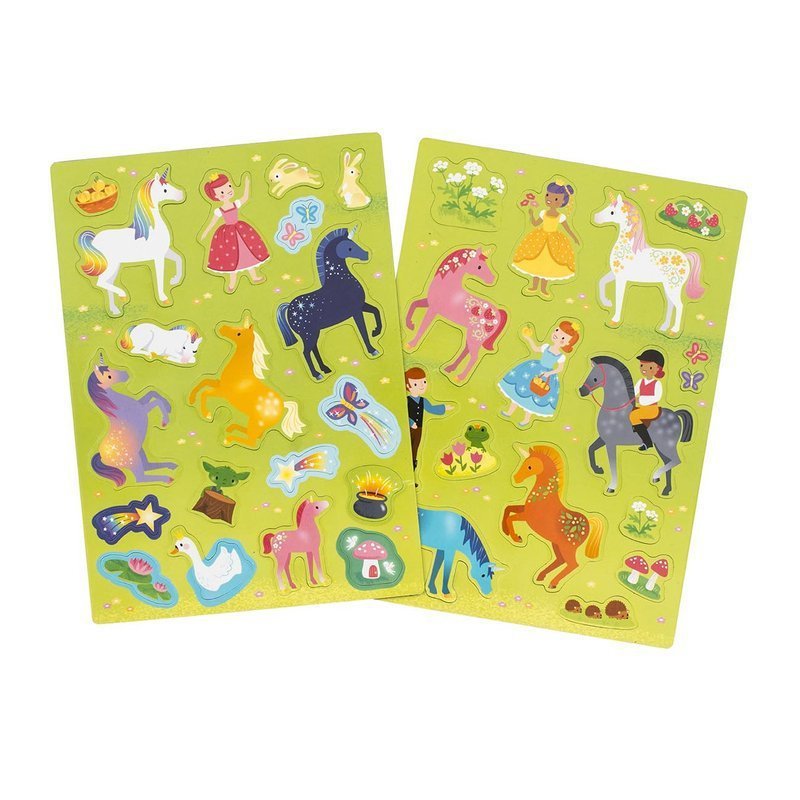 Tiger Tribe® - Magnetyczna teczka - układanka: Świat Jednorożców