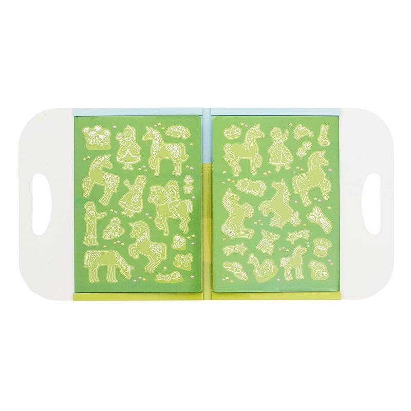 Tiger Tribe® - Magnetyczna teczka - układanka: Świat Jednorożców