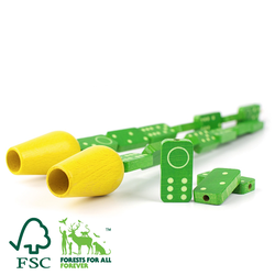 milaniwood domino tulips - clorophyll dominoes