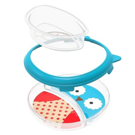 SKIP HOP - Miska i talerzyk 2w1 Zoo Sowa Skip Hop