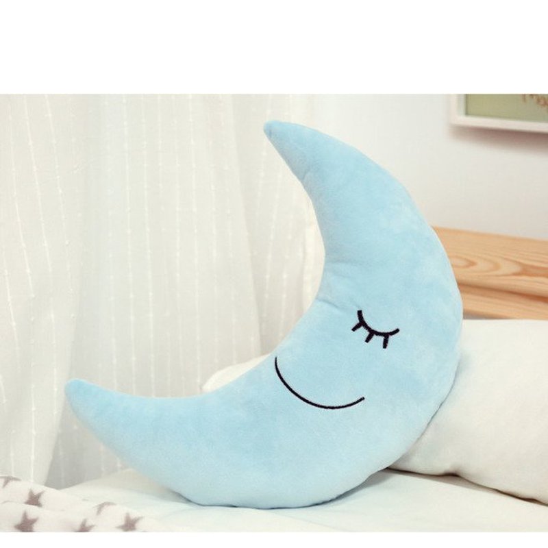 Poduszka Księżyc, niebieska, Kiokids